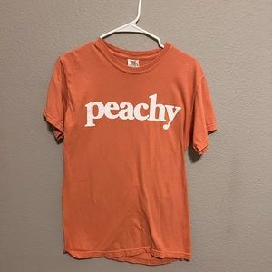 Peachy comfort colors tshirt
